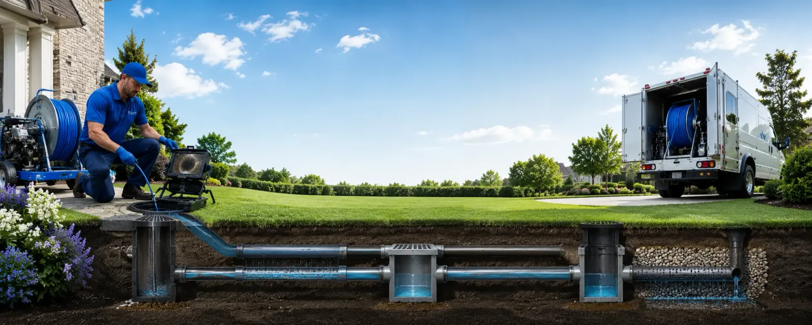 Outdoor drain cleaning information for Sigel, PA